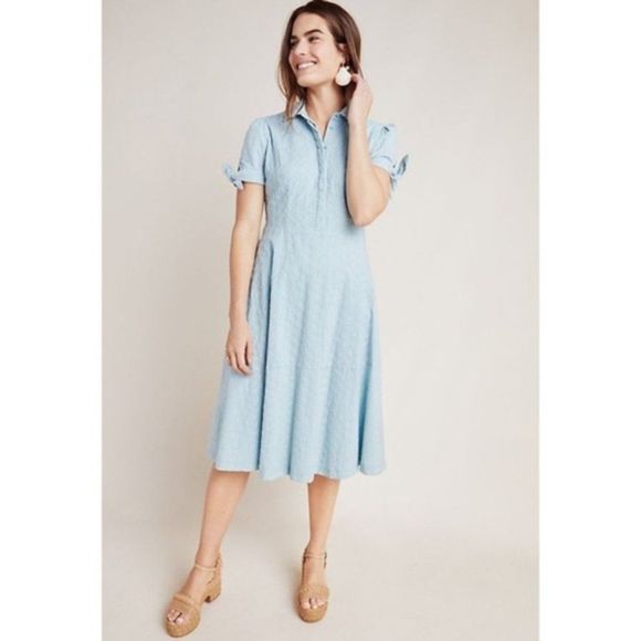 Anthropologie Dresses & Skirts - ANTHRO gal meets glam judith eyelet dress 12
